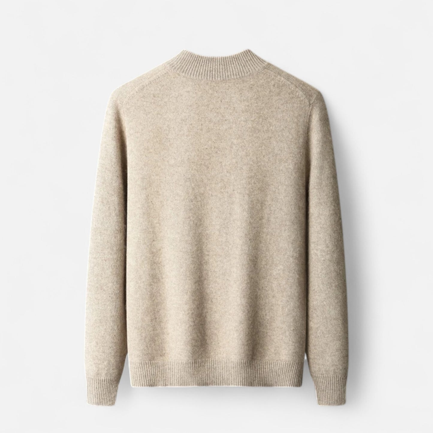 Roselains | Men’s Mock Collar Wool Sweater