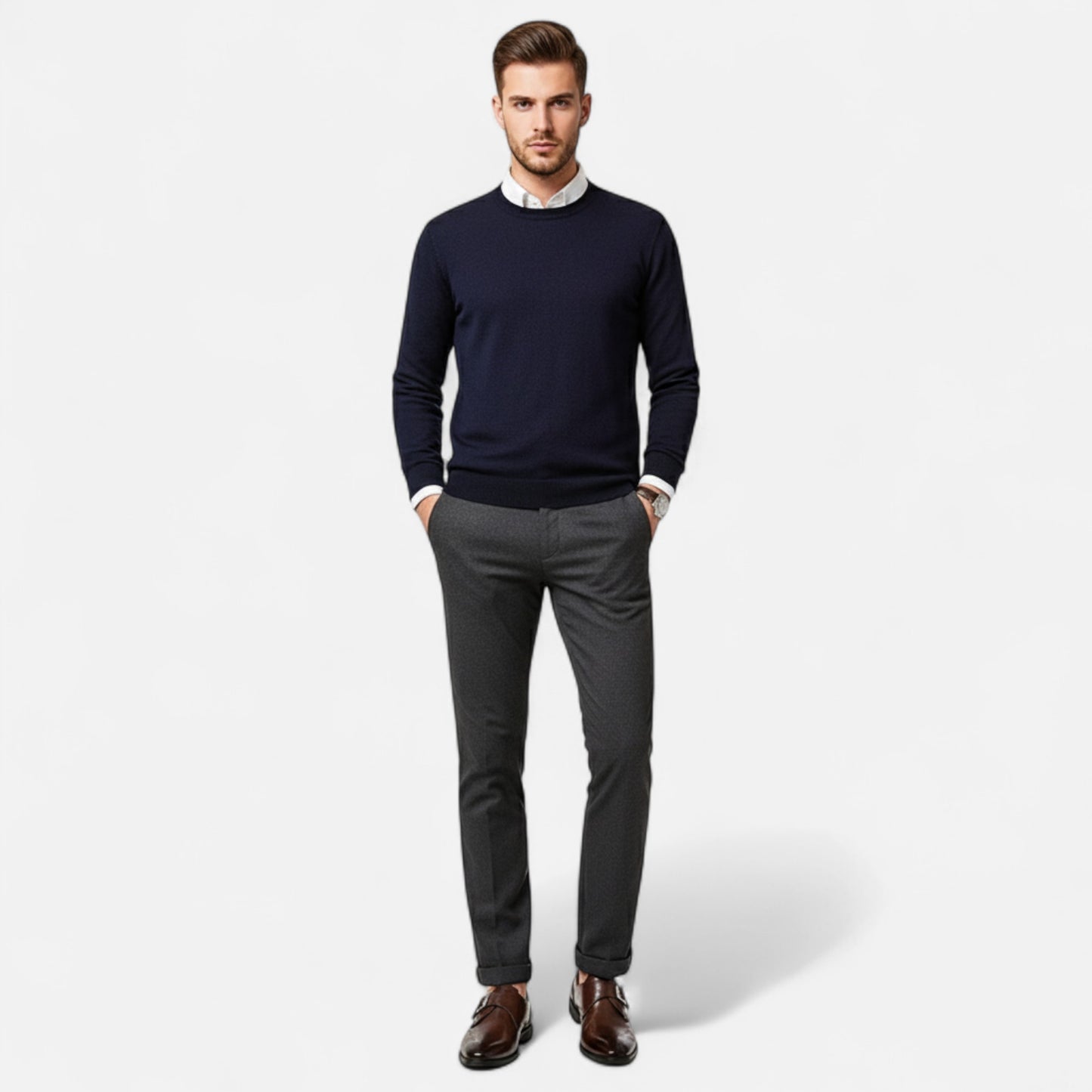 Roselains | Men’s Classic Italian Dress Loafers