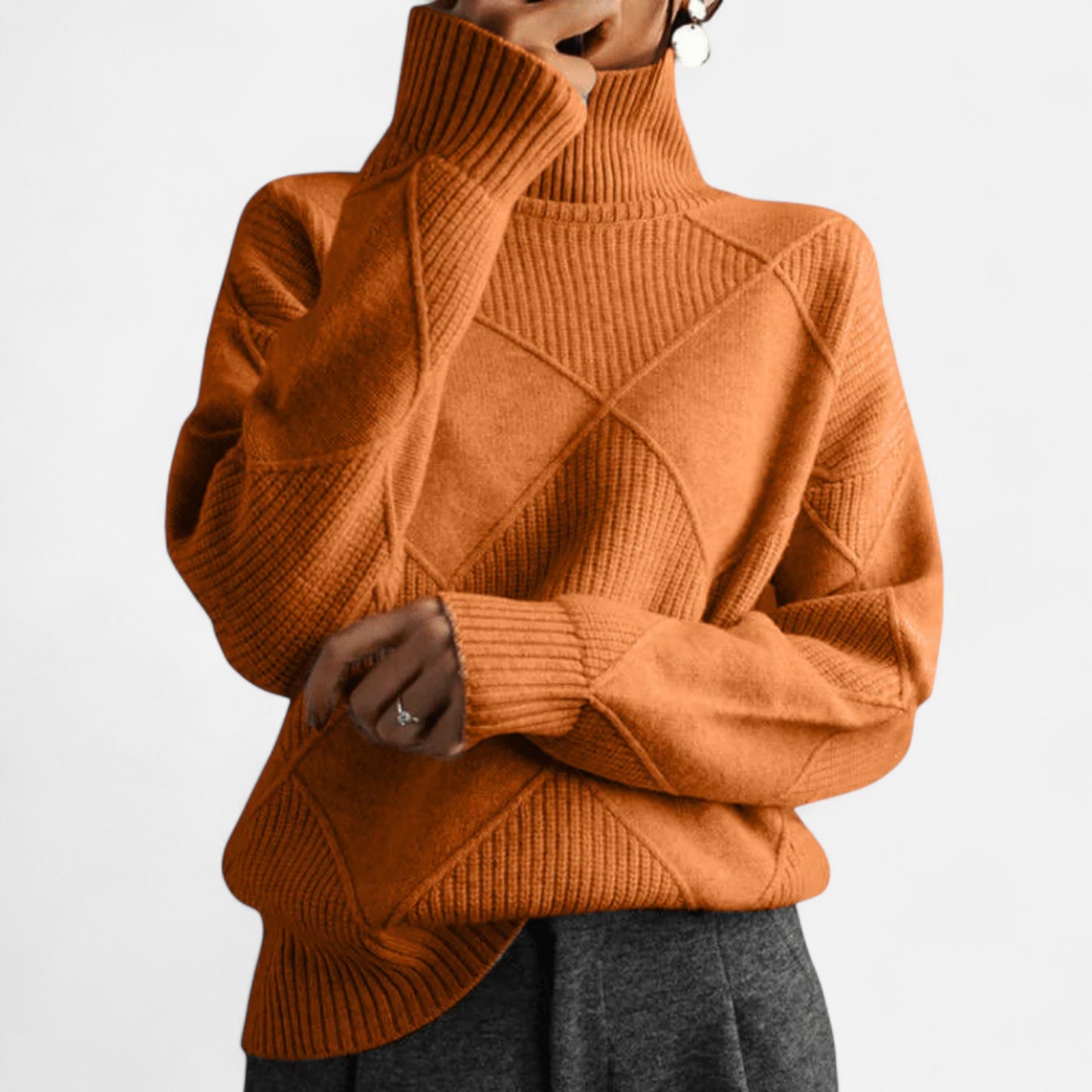 Roselains | Women’s Premium Turtleneck Sweater