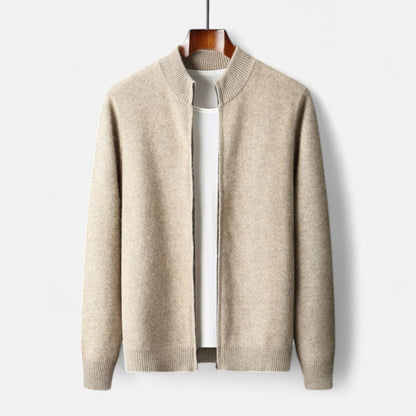 Roselains | Men’s Mock Collar Wool Sweater