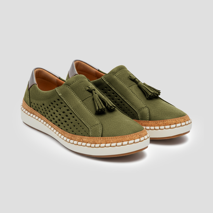 Zelda | Tassel Slip-On Flats