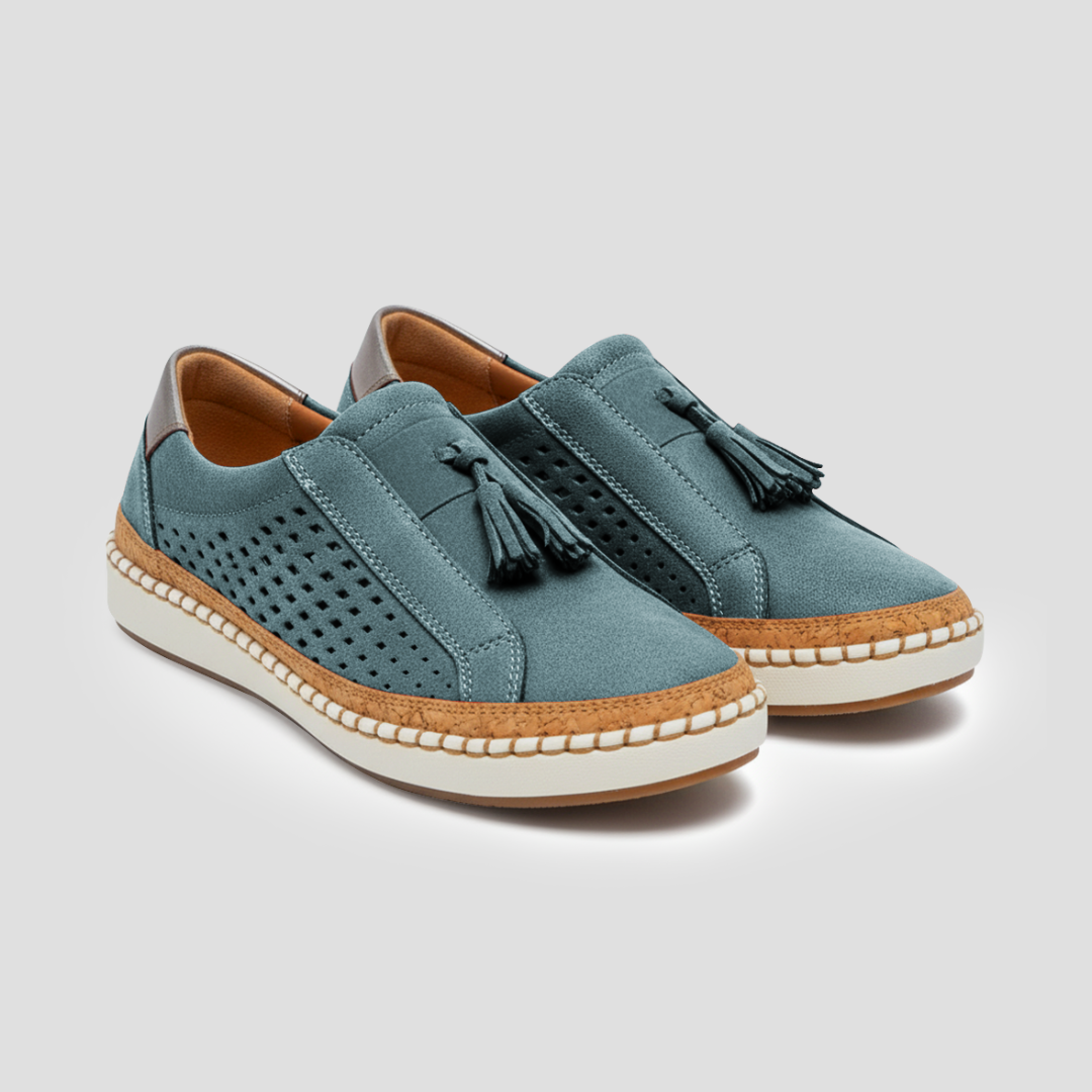 Zelda | Tassel Slip-On Flats