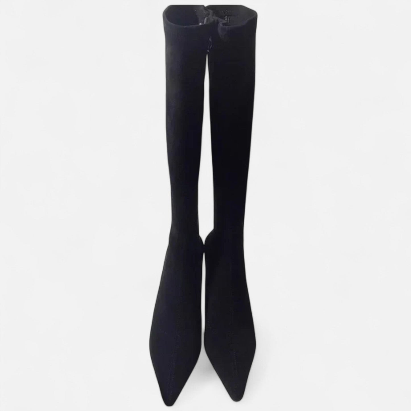 Roselains | Women’s Suede Thigh-High Heeled Boots