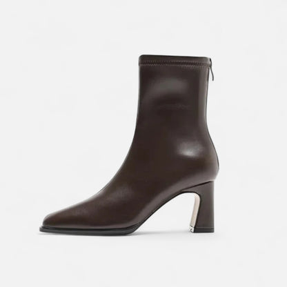 Roselains | Women’s Vintage Square-Toe Ankle Boots