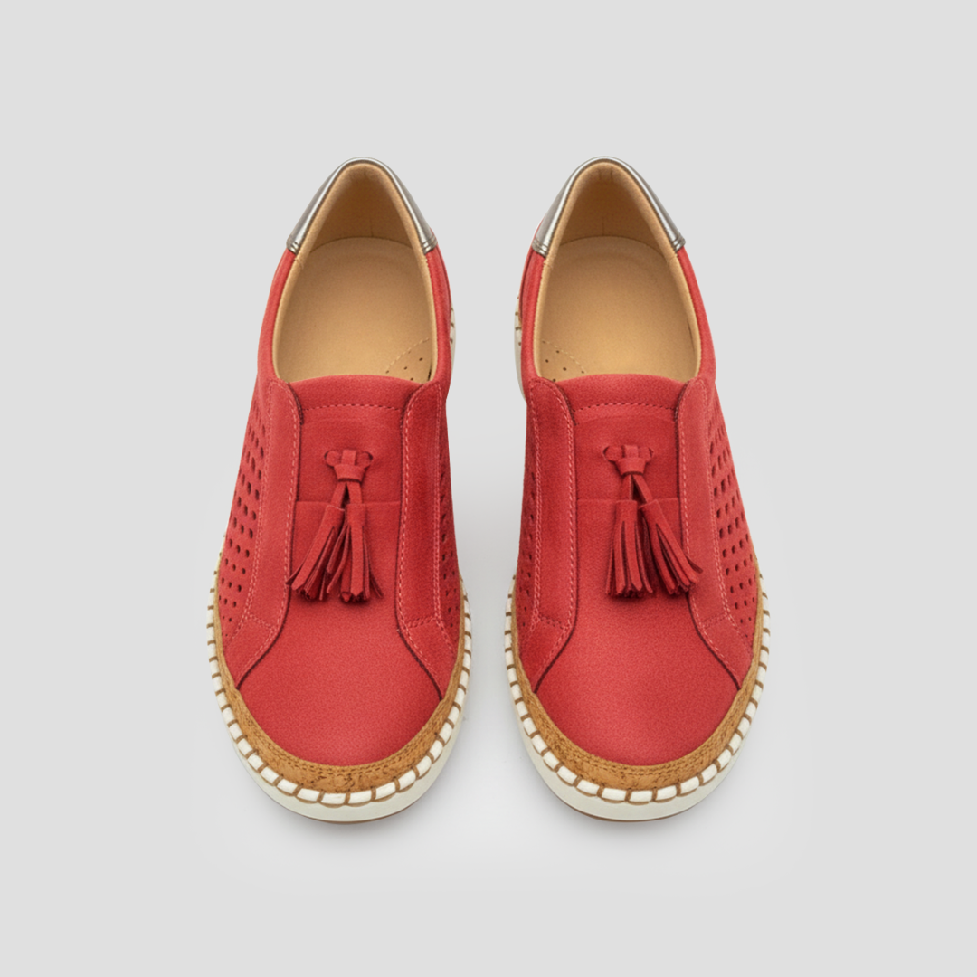 Zelda | Tassel Slip-On Flats