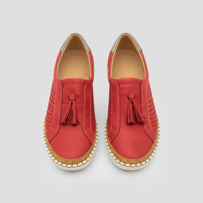 Zelda | Tassel Slip-On Flats