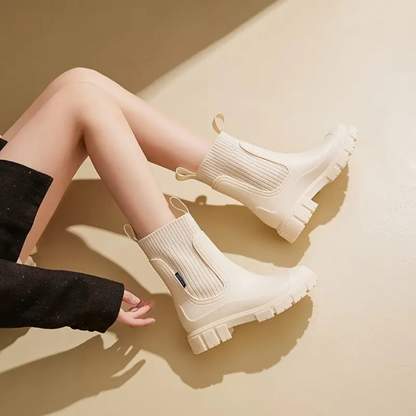Xandra | Chunky Rainproof Boots