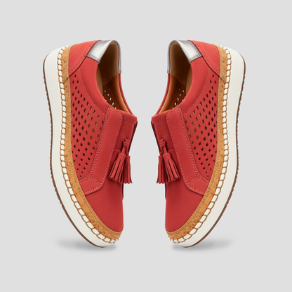 Zelda | Tassel Slip-On Flats