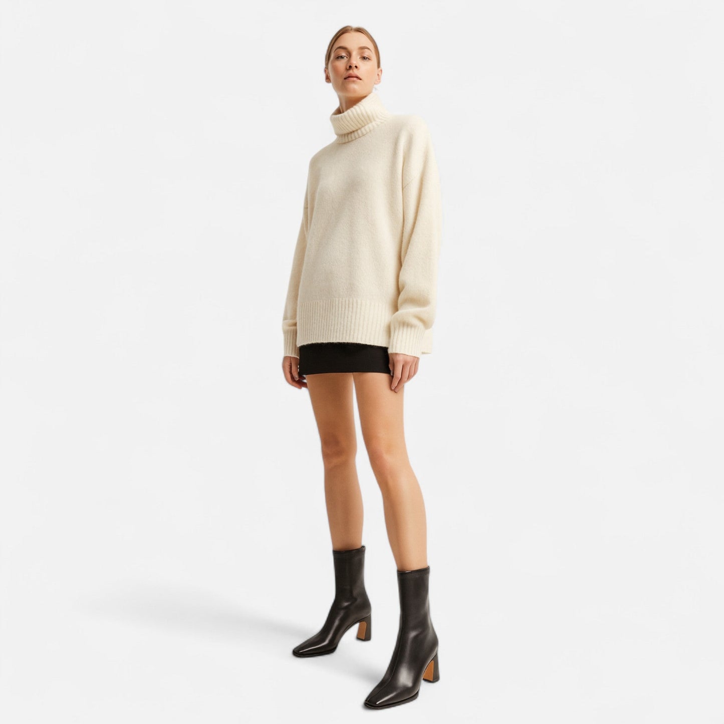 Roselains | Women’s Vintage Square-Toe Ankle Boots