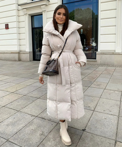 Elegant Long Winter Coat for Women