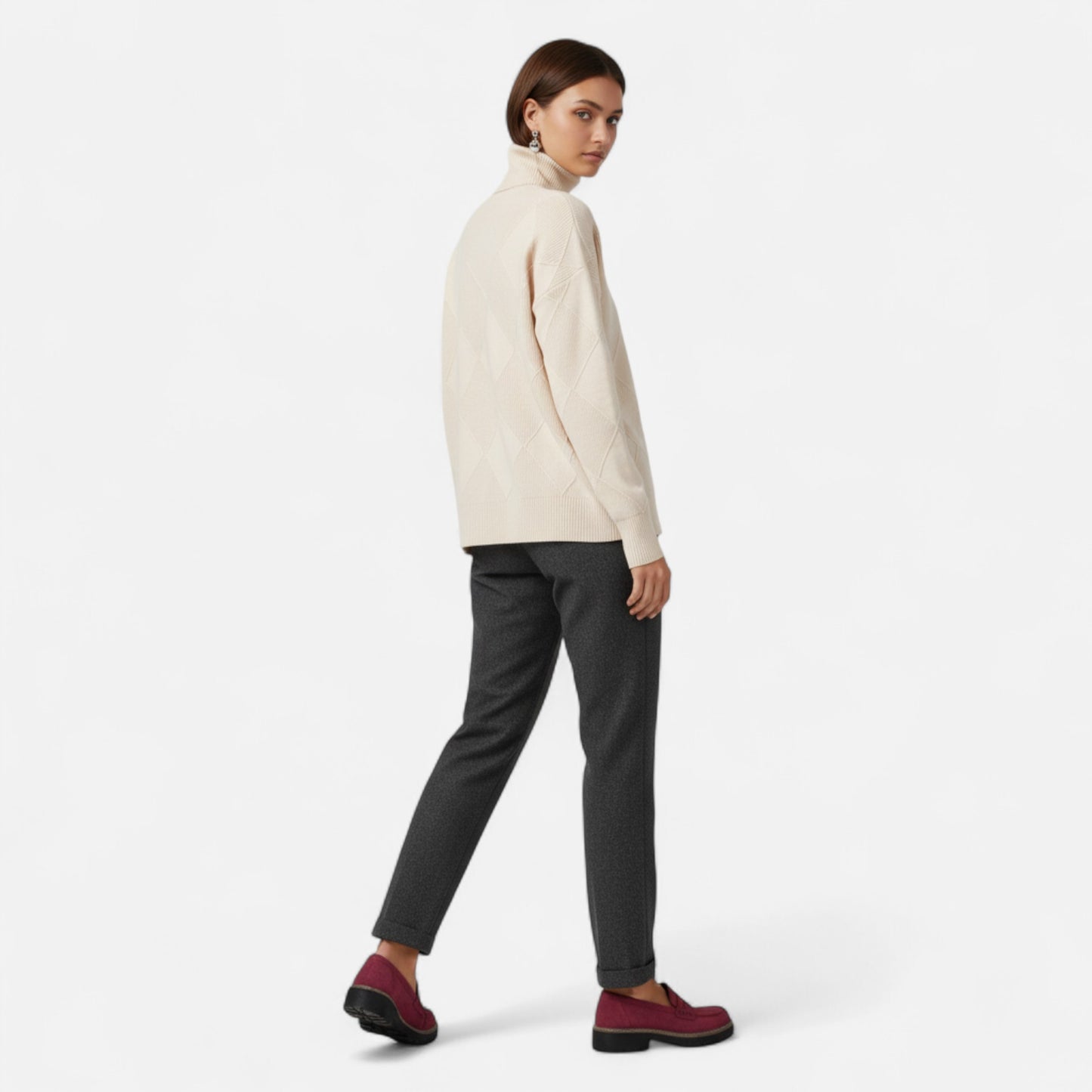 Roselains | Women’s Premium Turtleneck Sweater