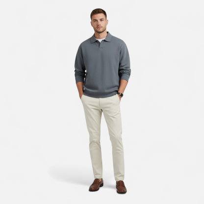 Roselains | Men’s Heritage Long Sleeve Polo