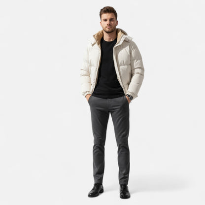 Roselains | Men’s Casual Hooded Parka