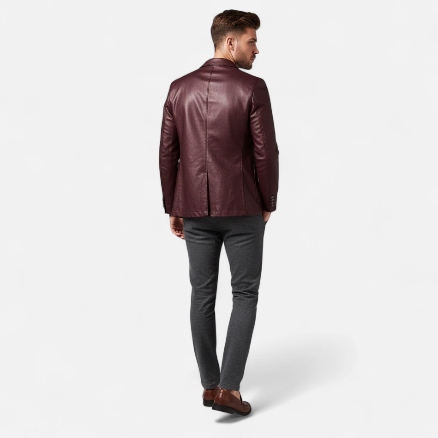 Roselains | Men’s Heritage Leather Jacket