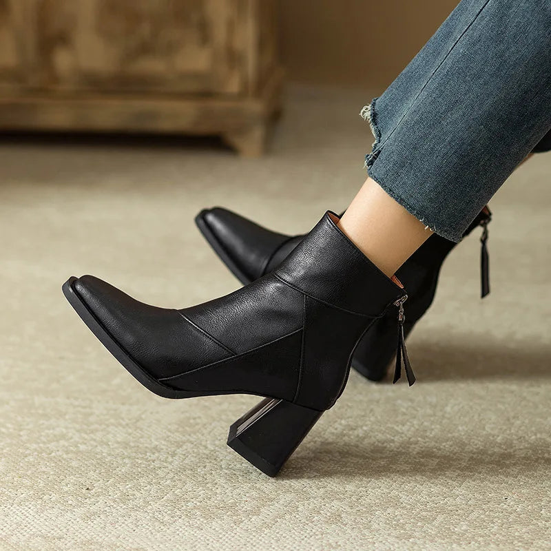 Bella Block Heel Boots