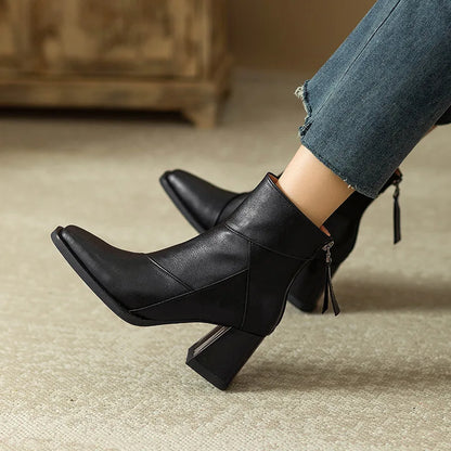 Bella Block Heel Boots