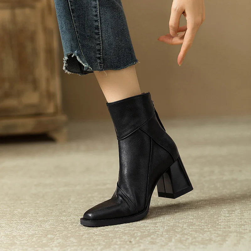 Bella Block Heel Boots