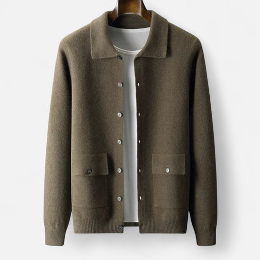 Roselains | Men’s Classic Cashmere Cardigan