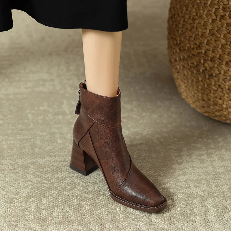Bella Block Heel Boots
