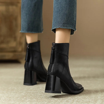 Bella Block Heel Boots