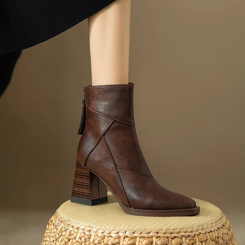 Bella Block Heel Boots