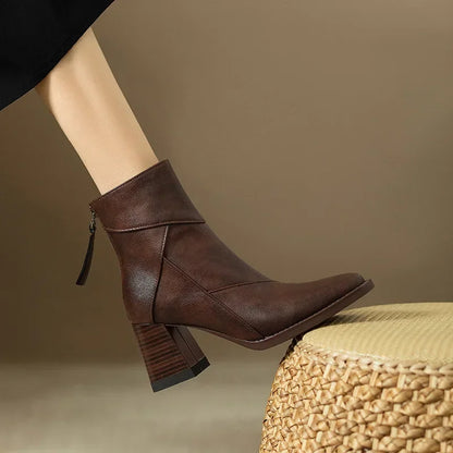 Bella Block Heel Boots