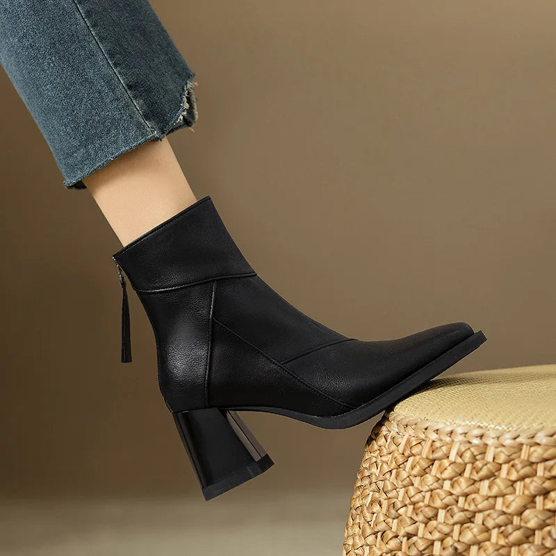 Bella Block Heel Boots