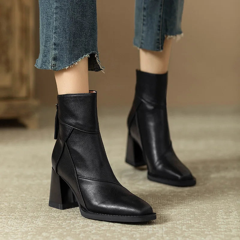 Bella Block Heel Boots