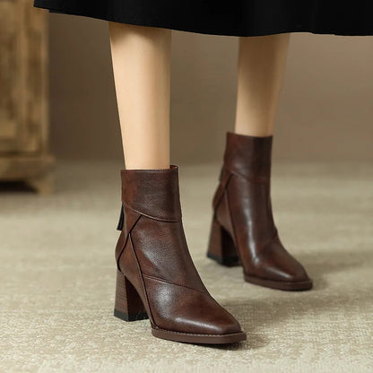 Bella Block Heel Boots