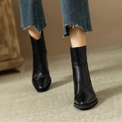Bella Block Heel Boots