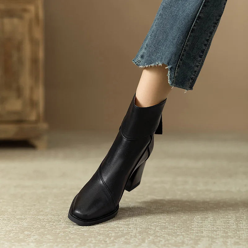 Bella Block Heel Boots