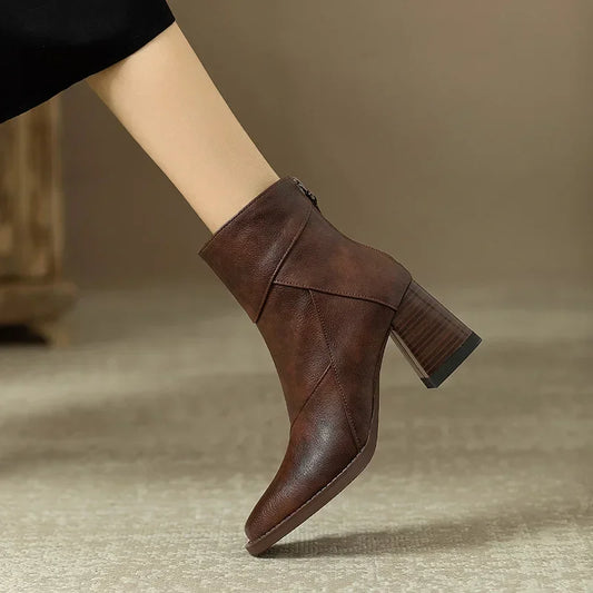 Bella Block Heel Boots