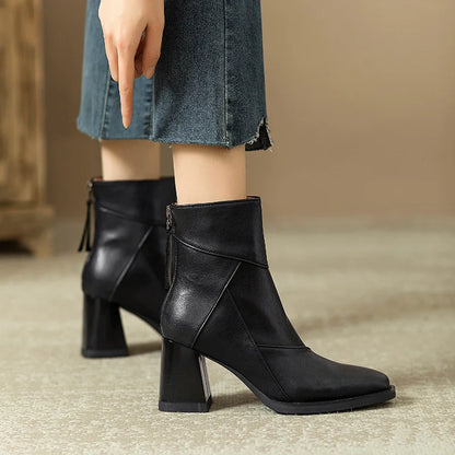 Bella Block Heel Boots