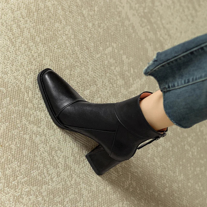 Bella Block Heel Boots