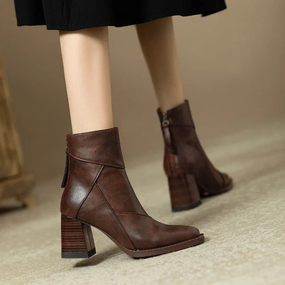 Bella Block Heel Boots