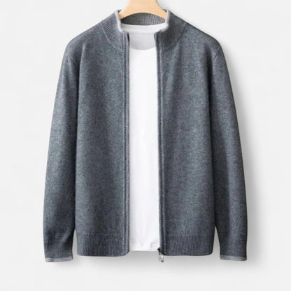 Roselains | Men’s Merino Wool Mock Neck Sweater