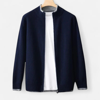 Roselains | Men’s Merino Wool Mock Neck Sweater