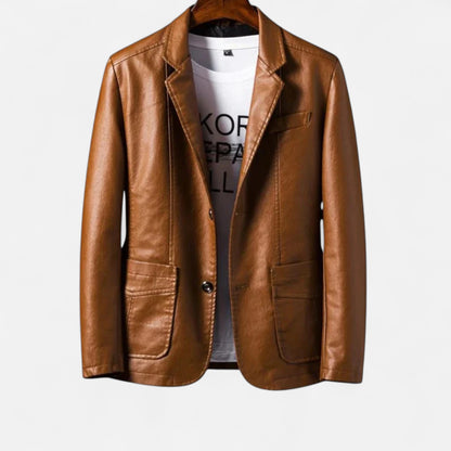 Roselains | Men’s Heritage Leather Jacket