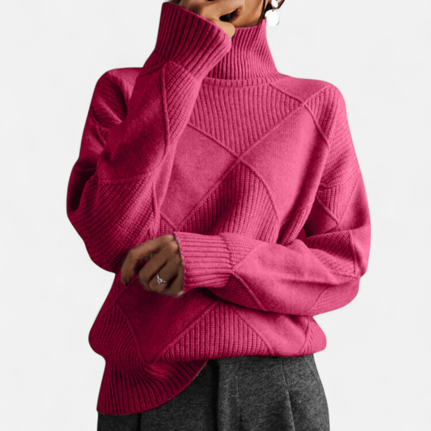 Roselains | Women’s Premium Turtleneck Sweater