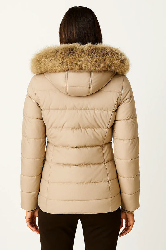 Women's Winter Coat Hooded Flattering Fit Insulated