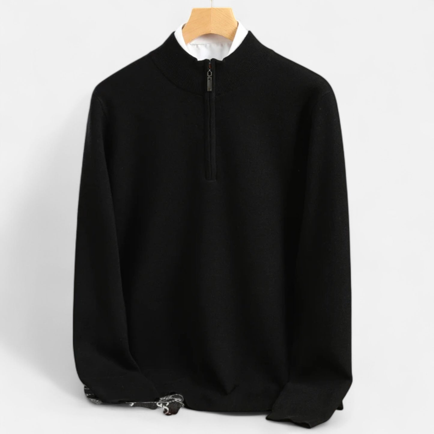 Roselains | Men’s Merino Wool Half-Zip Sweater