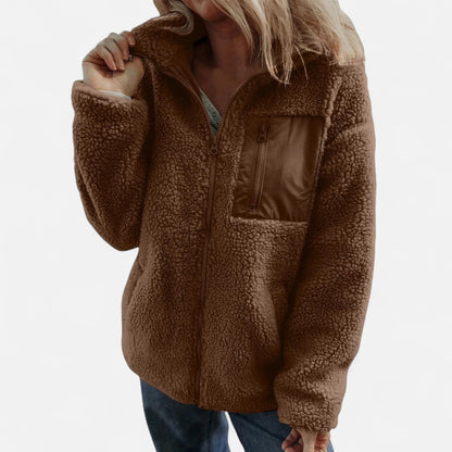 Roselains | Women’s Heritage Fleece Teddy Coat Dresson