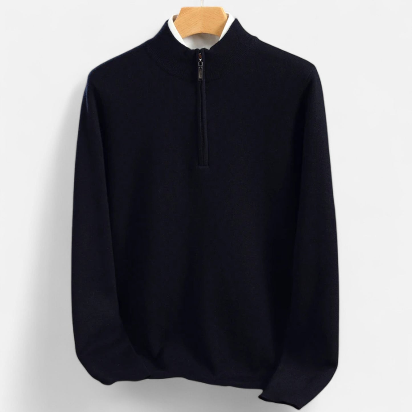Roselains | Men’s Merino Wool Half-Zip Sweater