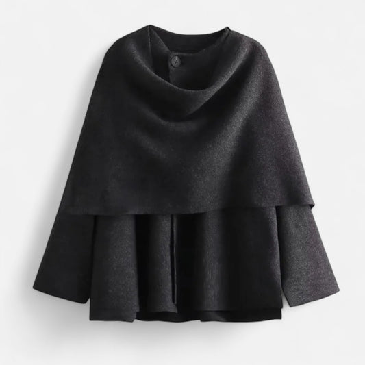 Roselains | Women’s Quilted Scarf-Collar Jacket