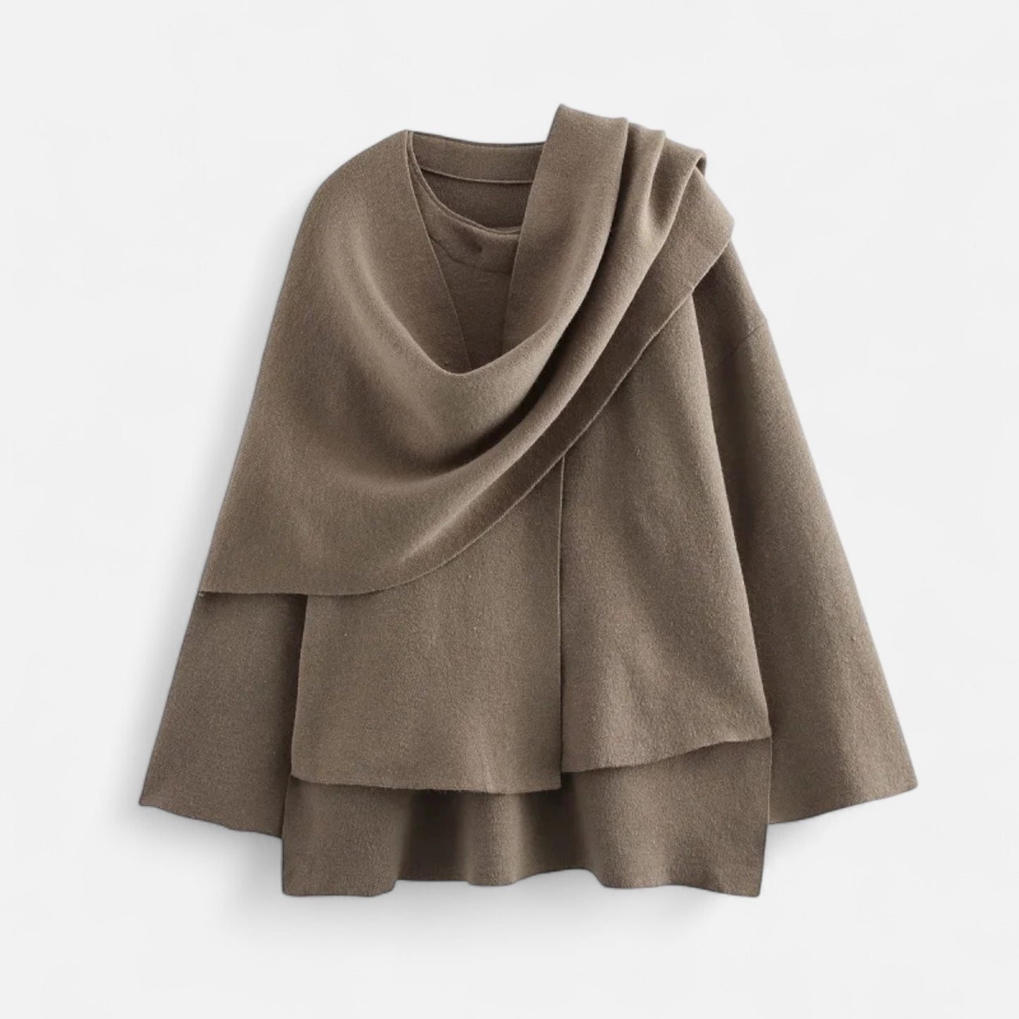 Roselains | Women’s Quilted Scarf-Collar Jacket